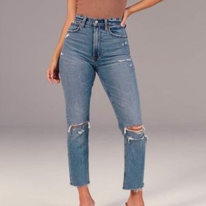 Abercrombie Curve Love Ultra High Rise jeans